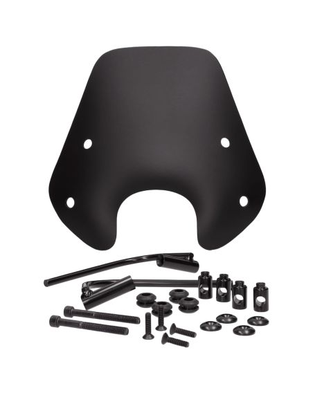 Bulle sport Noir mat Piaggio Zip 2T et 4T