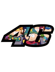 Autocollant 46 perso n°64 - Scoot 50 Racing