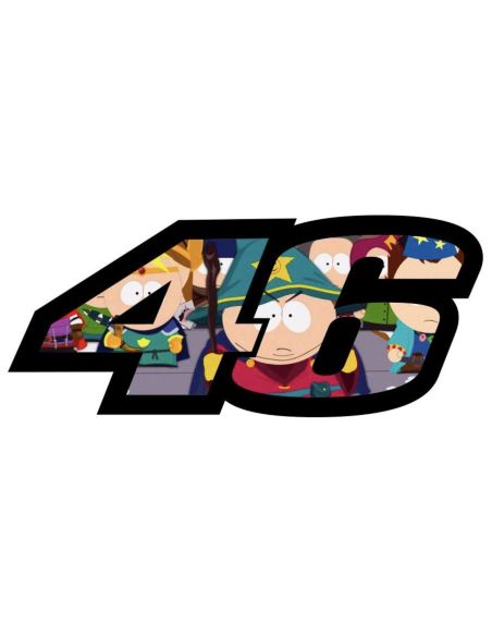 Autocollant 46 perso n°64 - Scoot 50 Racing