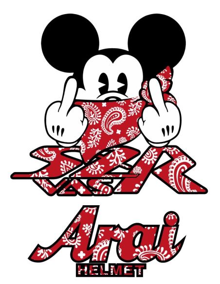 Autocollant casque n1