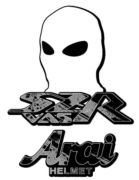 Autocollant casque n8