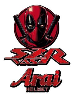 Autocollant casque n9