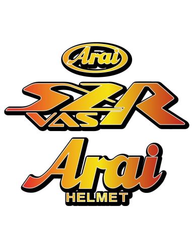 Autocollant casque dégradé n4