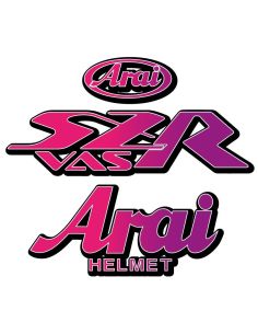 Autocollant casque dégradé n6