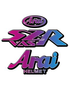 Autocollant casque dégradé n7