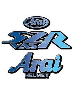 Autocollant casque dégradé n9