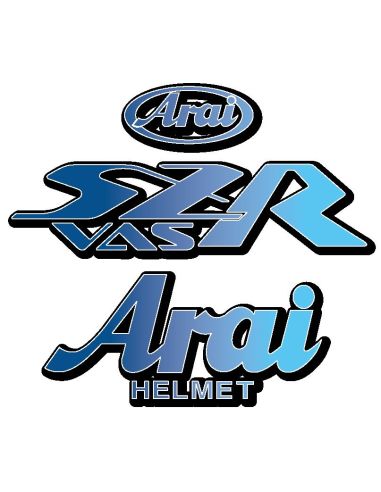 Autocollant casque dégradé n9