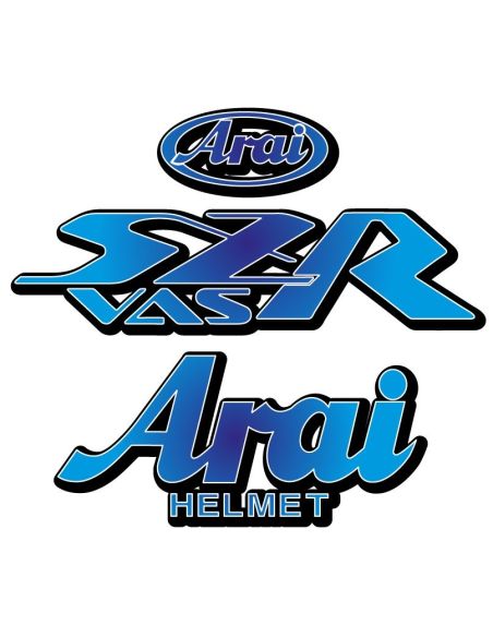 Autocollant casque dégradé n8