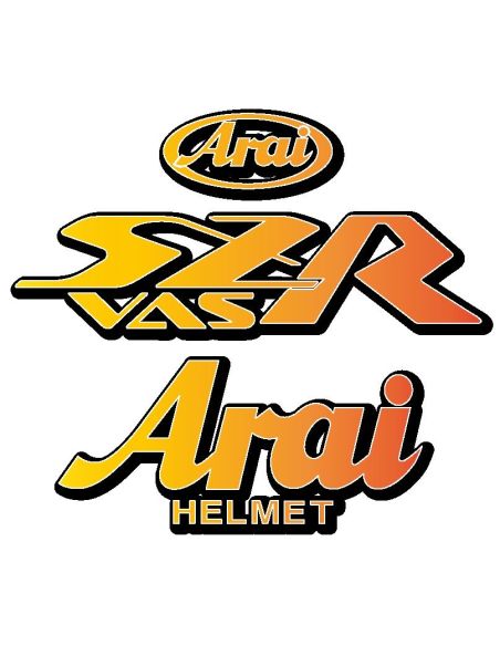 Autocollant casque dégradé n11