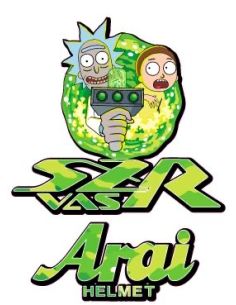 Autocollant casque n16