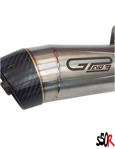 Pot d'échappement leovince GPevo3 mbk/yamaha 2t vertical