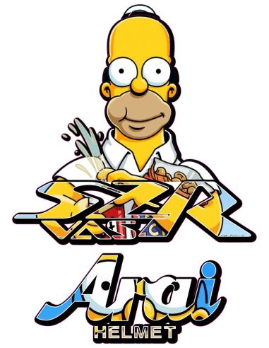 Autocollant casque n25