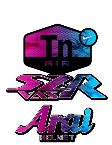 Autocollant casque n32