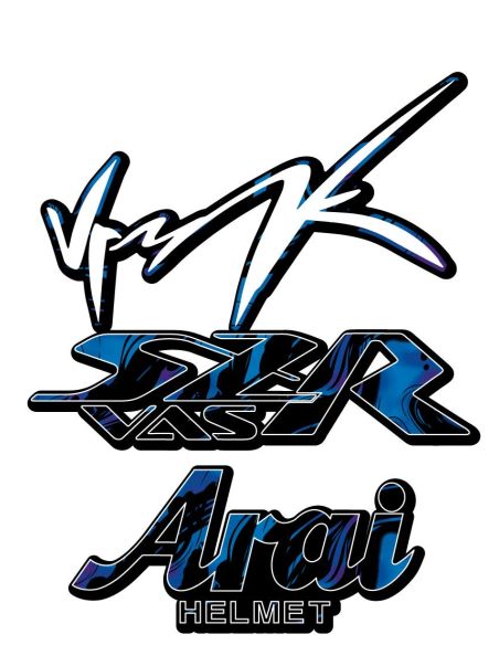 Autocollant casque n34