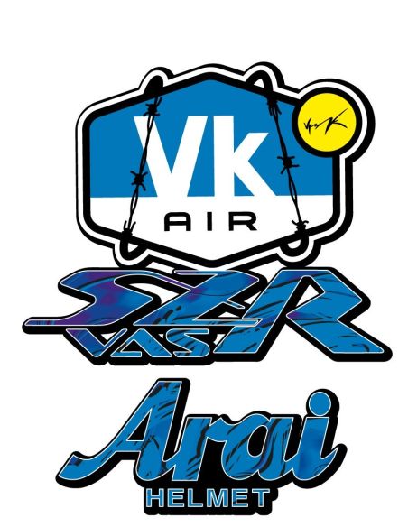 Autocollant casque n35