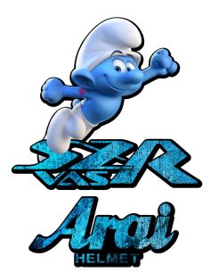 Autocollant casque n38