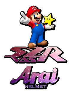 Autocollant casque n40