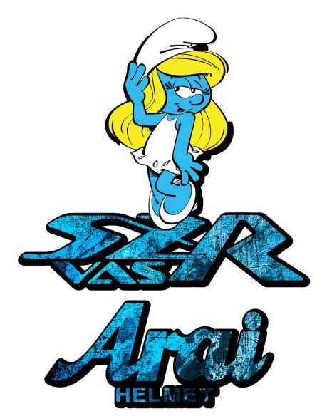 Autocollant casque n41