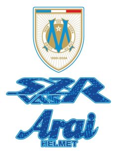 Autocollant casque n44