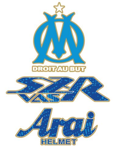 Autocollant casque n45