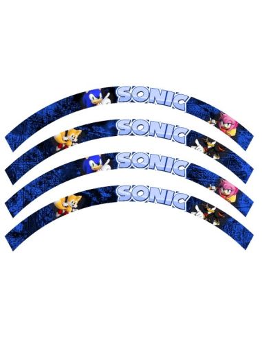 Liseret de jante - 10 pouces - n°25- Scoot 50 Racing