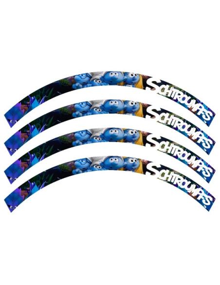 Liseret de jante - 10 pouces - n°24- Scoot 50 Racing