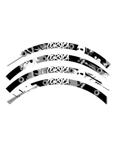 Liseret de jante - 12 pouces - n°17 - Scoot 50 Racing