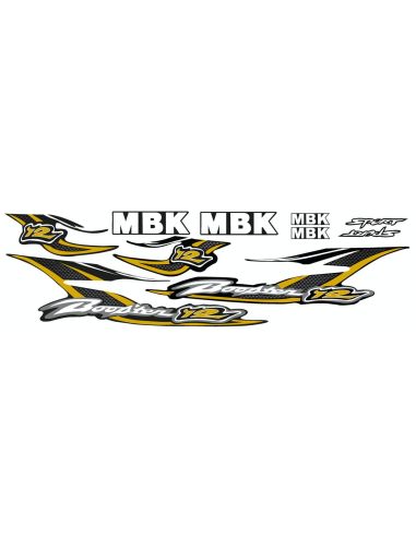Kit déco MBK Booster 12 pouces n1 - Scoot 50 Racing