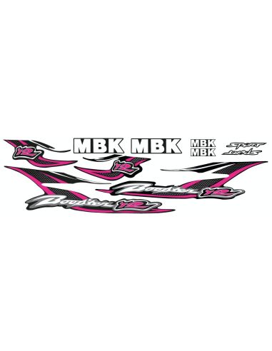 Kit déco MBK Booster 12 pouces n2 - Scoot 50 Racing