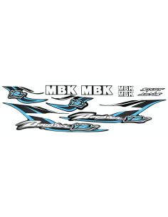 Kit déco MBK Booster 12 pouces n4 - Scoot 50 Racing