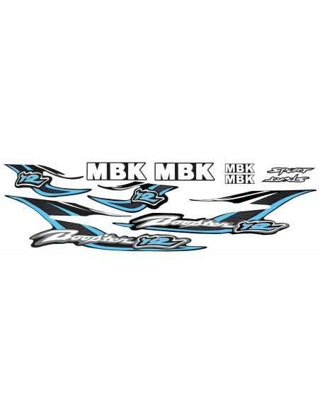 Kit déco MBK Booster 12 pouces n4 - Scoot 50 Racing