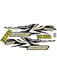 Kit déco MBK Booster bw's naked type origine jaune  - Scoot 50 Racing