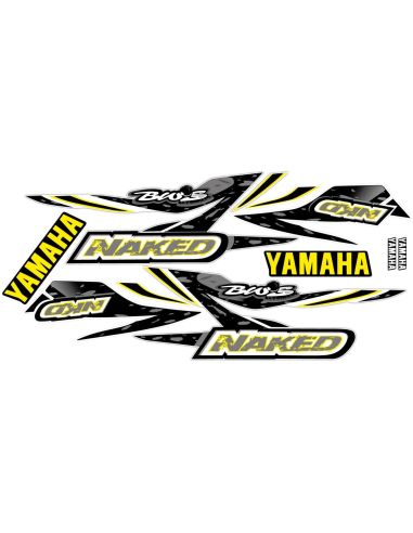 Kit déco MBK Booster bw's naked type origine jaune  - Scoot 50 Racing