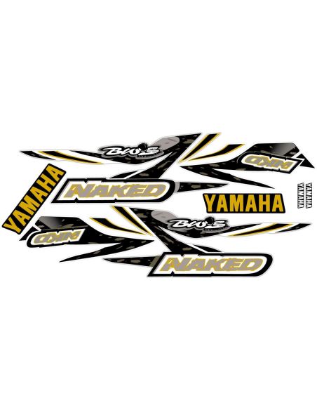 Kit déco MBK Booster bw's naked type origine or  - Scoot 50 Racing