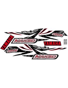 Kit déco MBK Booster bw's naked type origine rouge  - Scoot 50 Racing