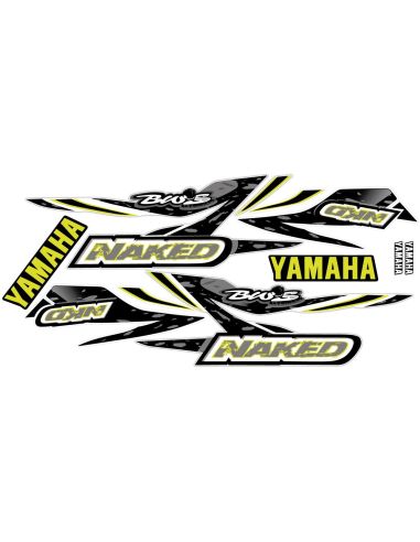 Kit déco MBK Booster bw's naked type origine vert  - Scoot 50 Racing