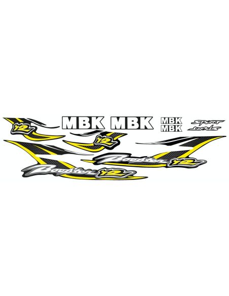 Kit déco MBK Booster 12 pouces n7 - Scoot 50 Racing