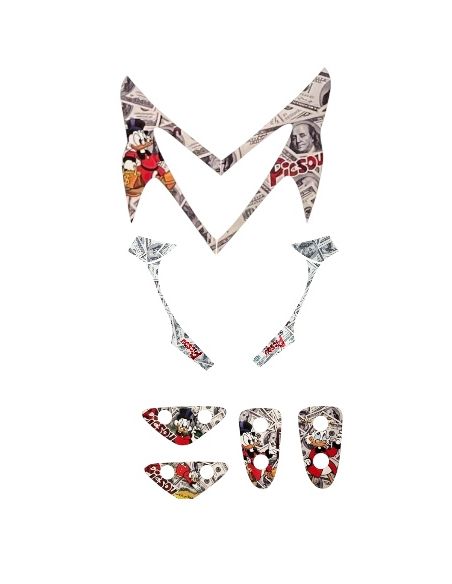 Kit déco stunt 3 pièces n°3 - Scoot 50 Racing