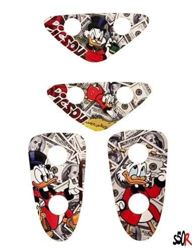 Kit déco stunt 3 pièces n°3 - Scoot 50 Racing