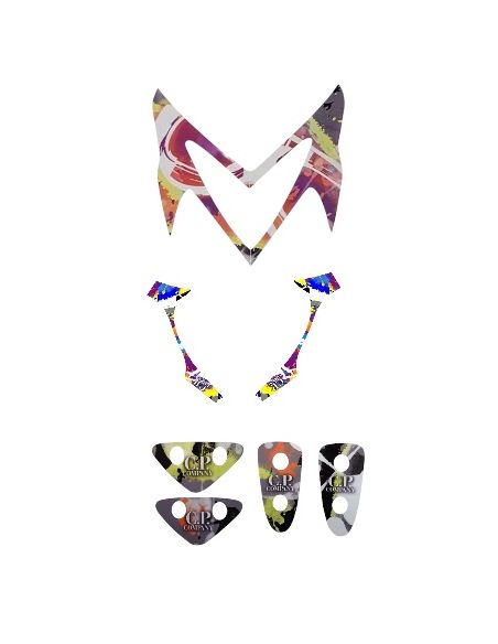 Kit déco stunt 3 pièces n°6 - Scoot 50 Racing