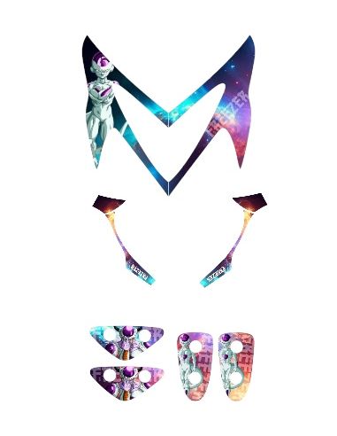 Kit déco stunt 3 pièces n°7 - Scoot 50 Racing