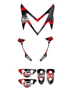 Kit déco stunt 3 pièces n°9 - Scoot 50 Racing