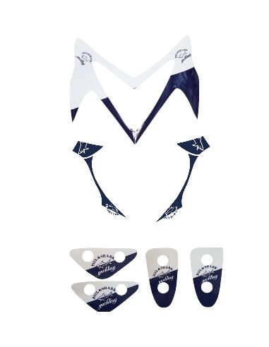 Kit déco stunt 3 pièces n°12 - Scoot 50 Racing