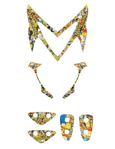 Kit déco stunt 3 pièces n°13 -Scoot 50 Racing