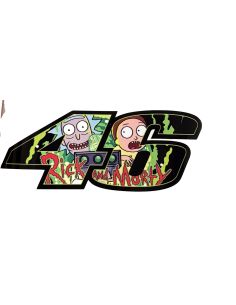 Autocollant 46 perso n°65 - Scoot 50 Racing