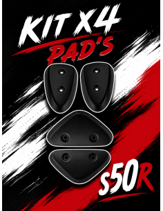 Kit x4 pad's MBK Stunt Yamaha Slider - noir