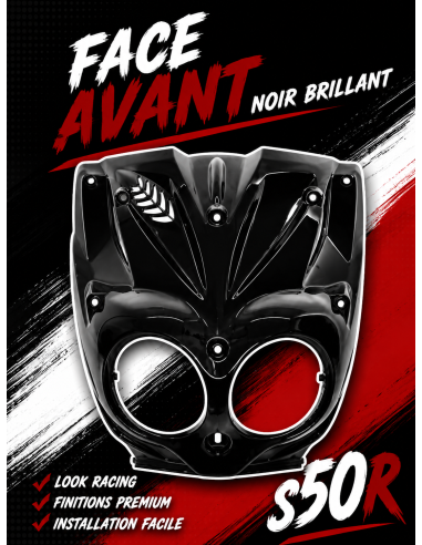 Face avant Stunt noir brillant type origine