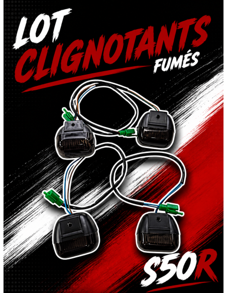 Lot clignotants fumé MBK Stunt - Scoot 50 racing