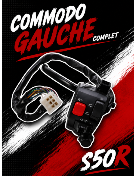 Commodo gauche complet mbk stunt