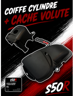 Coiffe cylindre + cache volute mbk Spirit stunt - scoot50racing